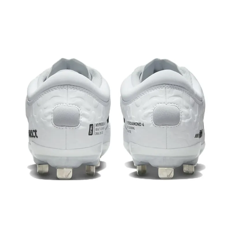 Nike Hyperdiamond 4 Elite 'White Black' Women's-4