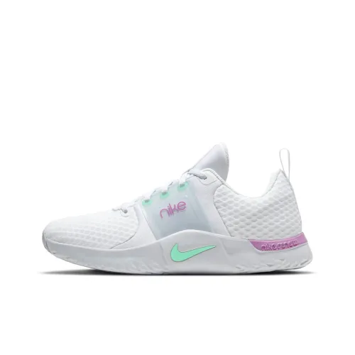 Nike Renew In-Season TR 10 Training Shoes Women's Low-Top White/Green/Purple