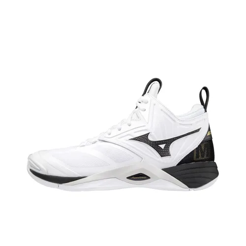 Mizuno Wave Momentum 2 Mid 'White Black'