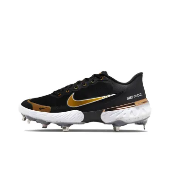 Nike Alpha Huarache Elite 3 Low 'Black Metallic Gold'