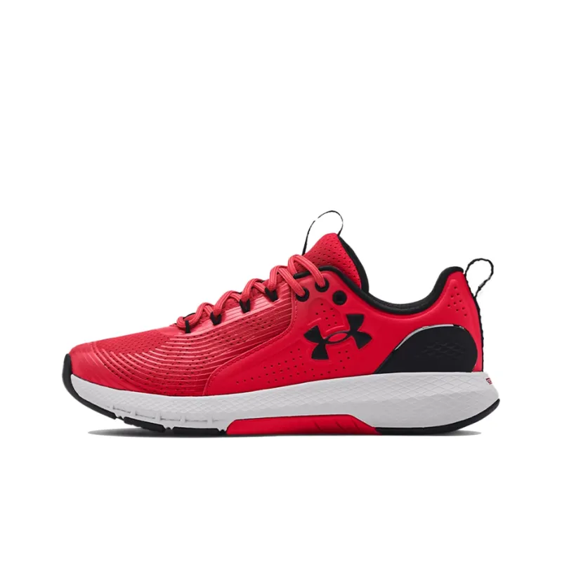 Under Armour Charged Commit 3 Training Shoes 'Red Halo Grey'-0