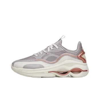 Anta Variety Training Collection Anti Slip And Wear Resistant Breathable Low Top Training Shoes Women's Gray