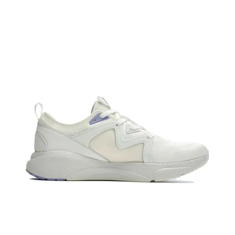 FILA MASTER Cushioning, Slip Resistant, And Abrasion Resistant Low Top Training Shoes Women's White Purple-1