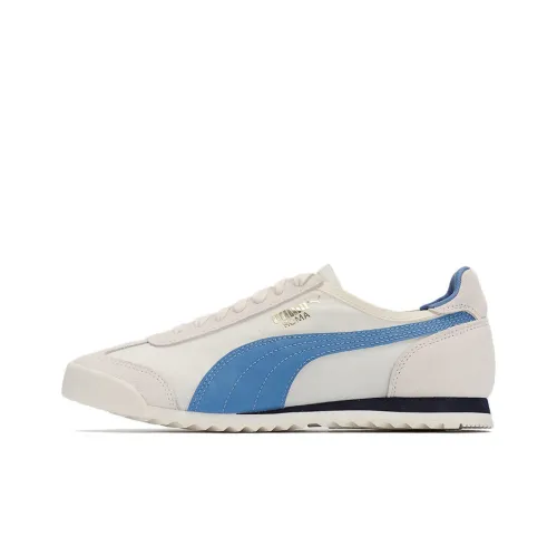 PUMA Roma OG Nylon Casual Running Shoes Beige/Blue