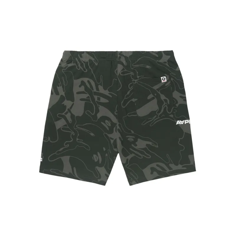 Aape Swirl print Drawstring Track Shorts-3