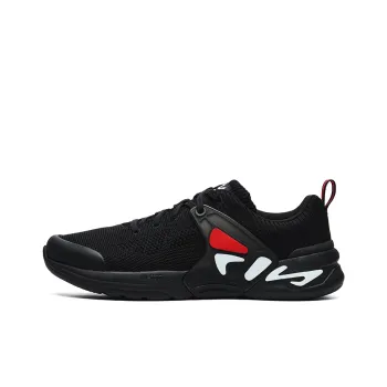 FILA Mind 5 Cushioning Anti Slip And Wear Resistant Low Top Training Shoes Men's Black