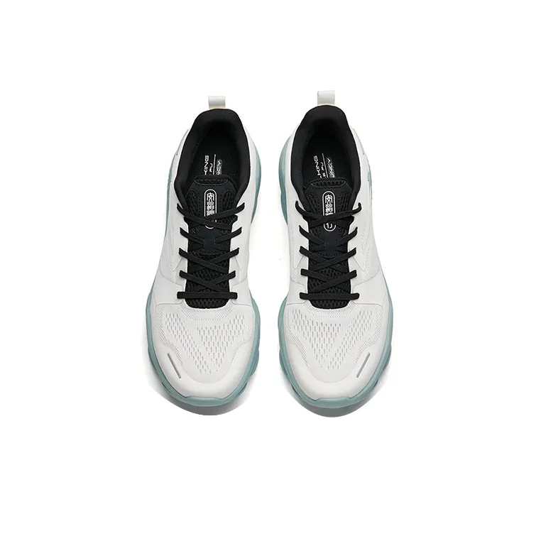 ANTA Variety Training Collection Training Shoes Men Low Top Ivory White/Black-3