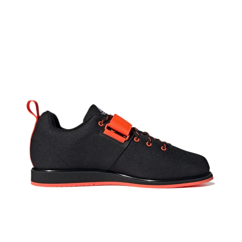Adidas Powerlift 4 Weightlifting Wear-Resistant Low-Top Training Shoes Unisex Black Orange-1