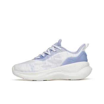 ANTA Training Shoes Women's Low Top Ivory White/Willow Catkin Purple