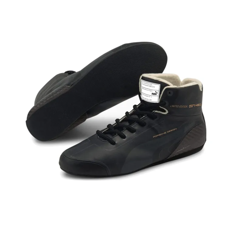 PUMA Porsche Legacy Speedcat Cushioning Slip-Resistant Balance Mid-Top Training Shoes-4