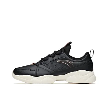 ANTA Training Shoes Women's Low Top Black/Ivory White
