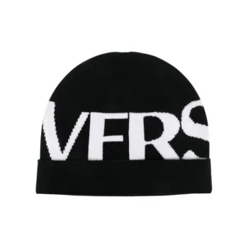 VERSACE Logo Embroidered Beanie
