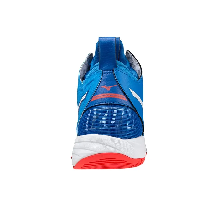 Mizuno Wave Momentum 2 Mid 'Blue Red'-3