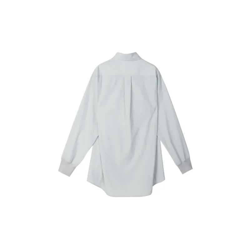 CROQUIS Shirts Unisex 056 Cool Gray White-1