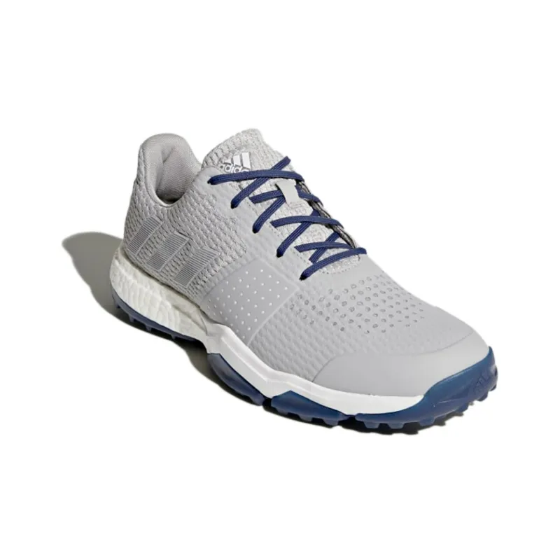 Adidas Adipower S Boost 3 Wear-Resistant Low-Top Training Shoes Men's Gray Blue-2