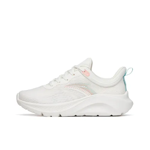 ANTA Variety Training Collection Training Shoes Women's Low-Top Ivory White/River Water Blue/Lotus Orange