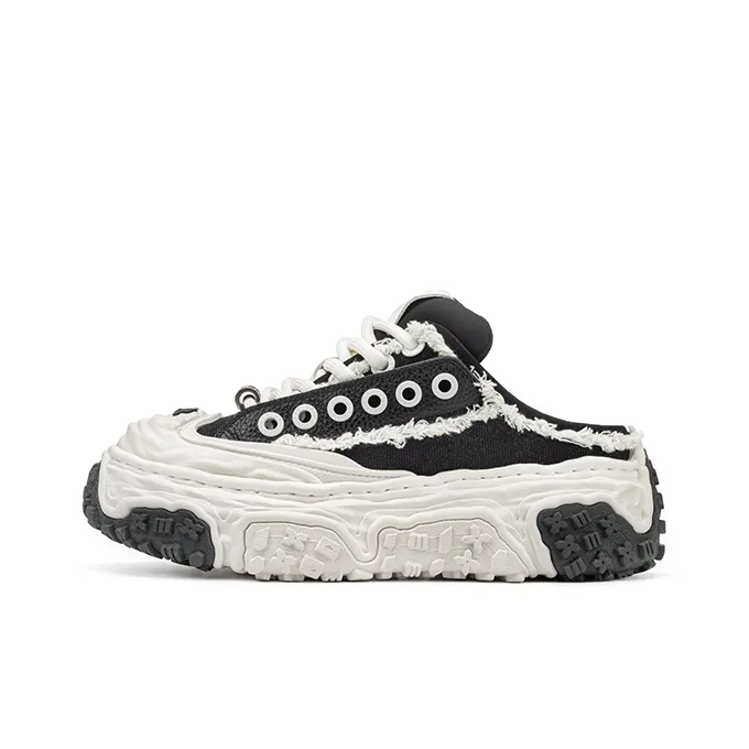 Ggi Xingyun Collection Stylish Skateboarding Shoes Unisex Black White-0