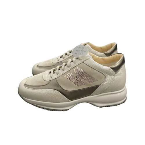 HOGAN Interactive Low-Top Sports Casual Shoes Women's Beige