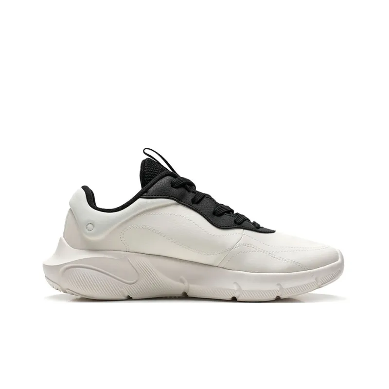 Anta Variety Training Collection Abrasion Resistant Cushioning Low Top Training Shoes Men's White Gray Black-1