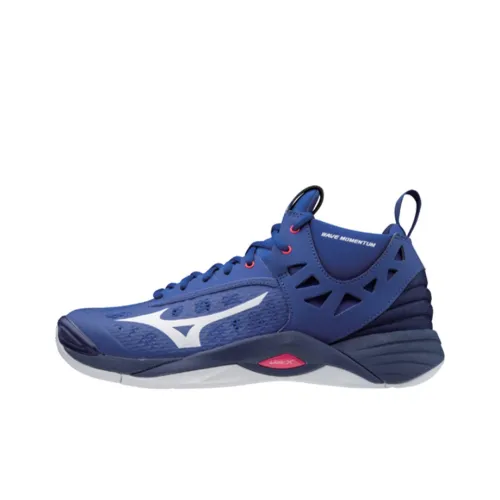 Mizuno Momentum Training Shoes Unisex Mid-Top Blue/White