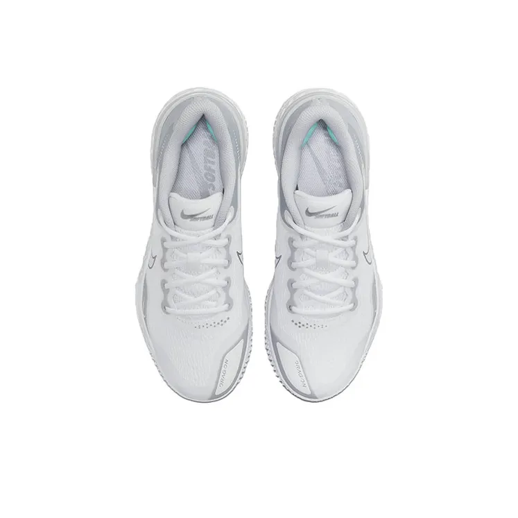 Nike Alpha Huarache Elite 3 Turf 'White Metallic Silver' Women's-3