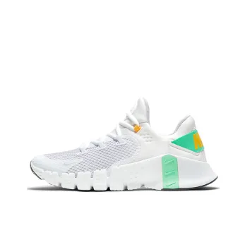 Nike Free Metcon 4 White Green Glow Women's