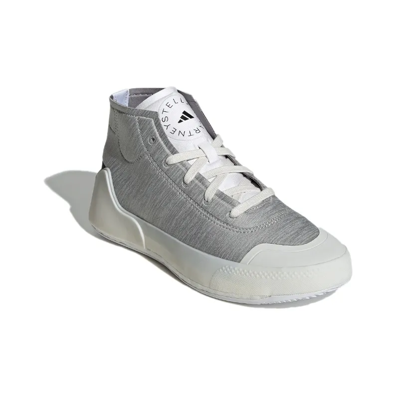 Adidas Treino Mid Heather X Stella McCartney 'Dark Gray White' Women's-2