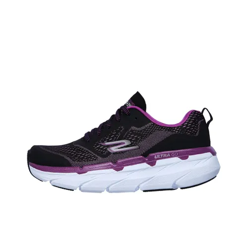 Skechers Max Cushioning Training Shoes Women's Low-Top Black/Purple