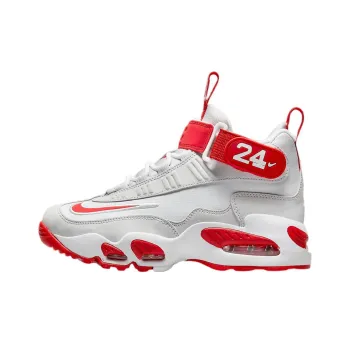 Nike Air Griffey Max 1 'Cincinnati Reds' Cushioning Anti Slip And Wear Resistant Mid Top Training Shoes Red White