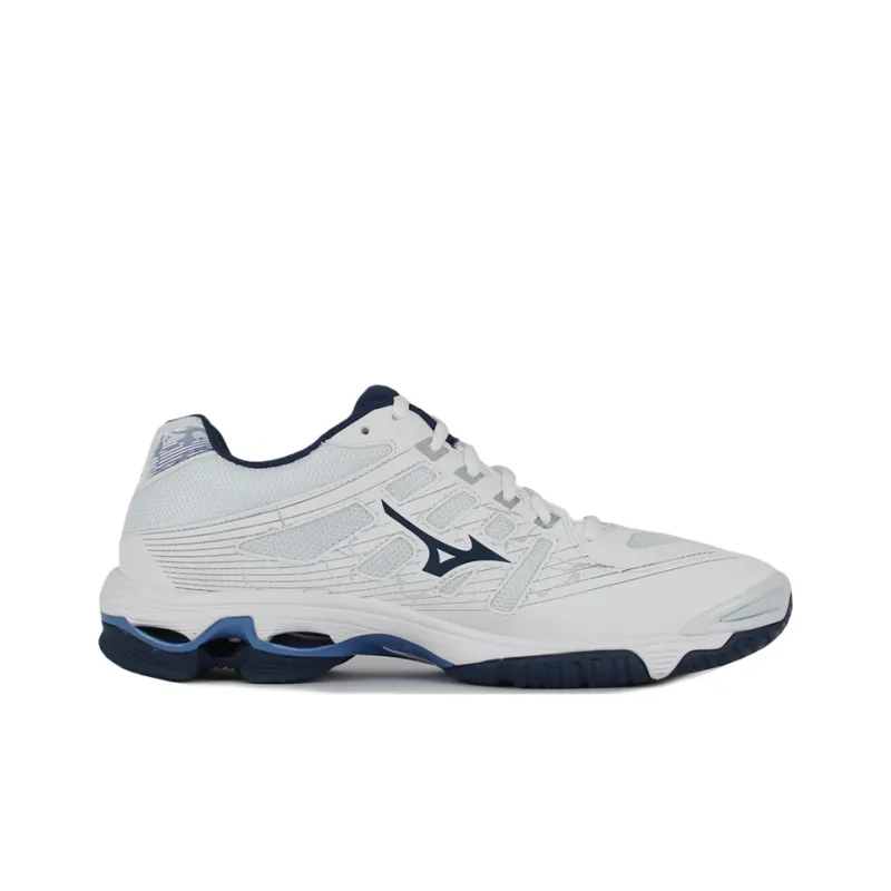 Mizuno Wave Voltage 'White Navy Blue'-1