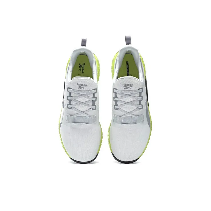 Reebok Flashfilm Training Shoes Unisex Low-Top Gray White/Yellow-3