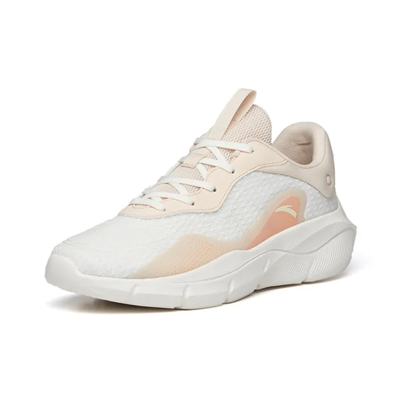Anta Variety Training Collection Linghui Low-Top Training Shoes Women's White Orange-1