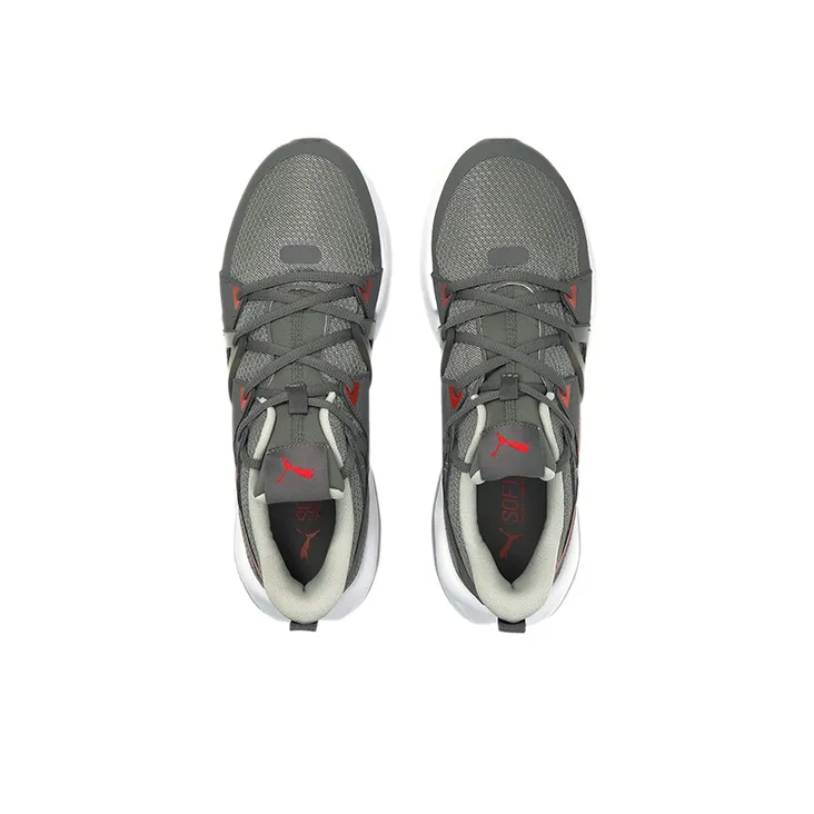 PUMA Cell Fraction Training Shoes Men Low-Top Gray/Red-2