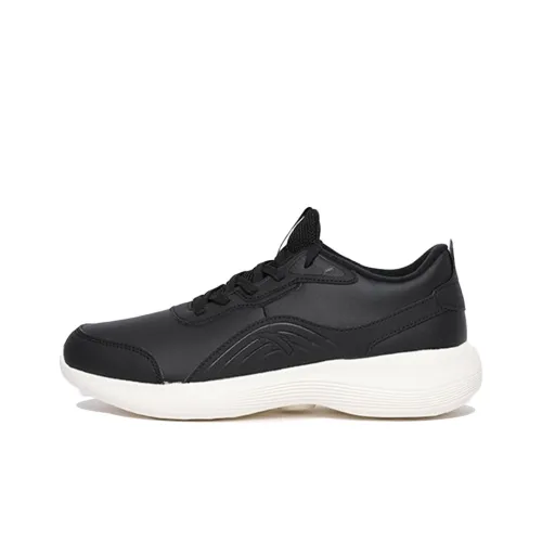 Anta Cushioning Anti-Slip And Wear-Resistant Low-Top Training Shoes Men's Black White