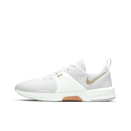 Nike City Trainer 3 Training Shoes Women's Low-Top Off White/Gold