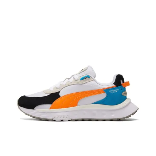 PUMA Wild Rider 'Rollin' White Orange Glow'