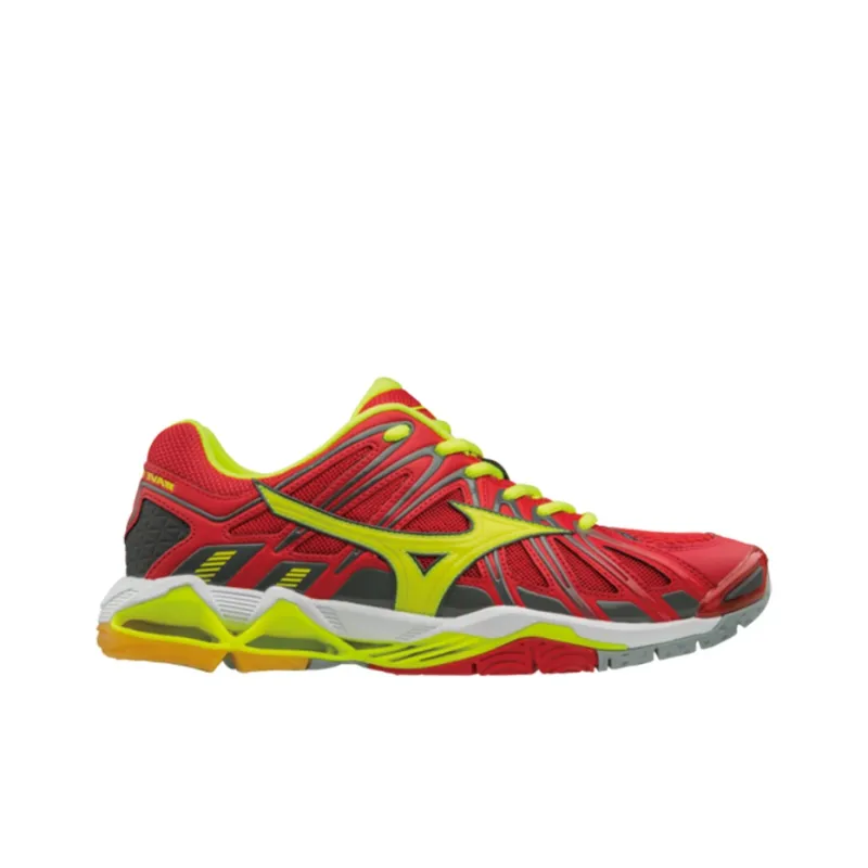 Mizuno Wave Tornado Training Shoes Men Low-Top Red/Yellow-1