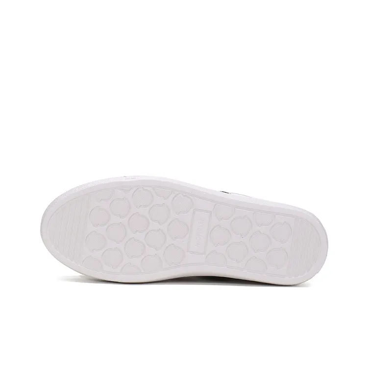 Moncler Low Top Stylish Skateboarding Shoes Women's White Red Tail-5