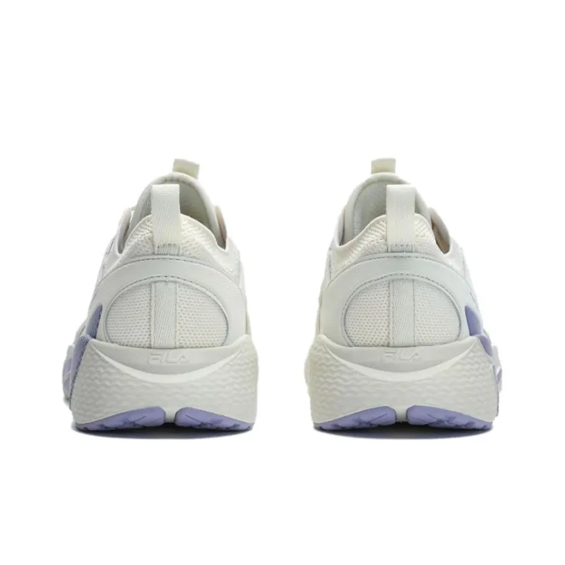 FILA MASTER Cushioning, Slip Resistant, And Abrasion Resistant Low Top Training Shoes Women's White Purple-2