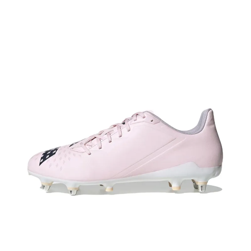 Adidas Malice SG Malice SG Anti-Slip And Wear-Resistant Lightweight Low-Top Rugby Shoes Pink White-0