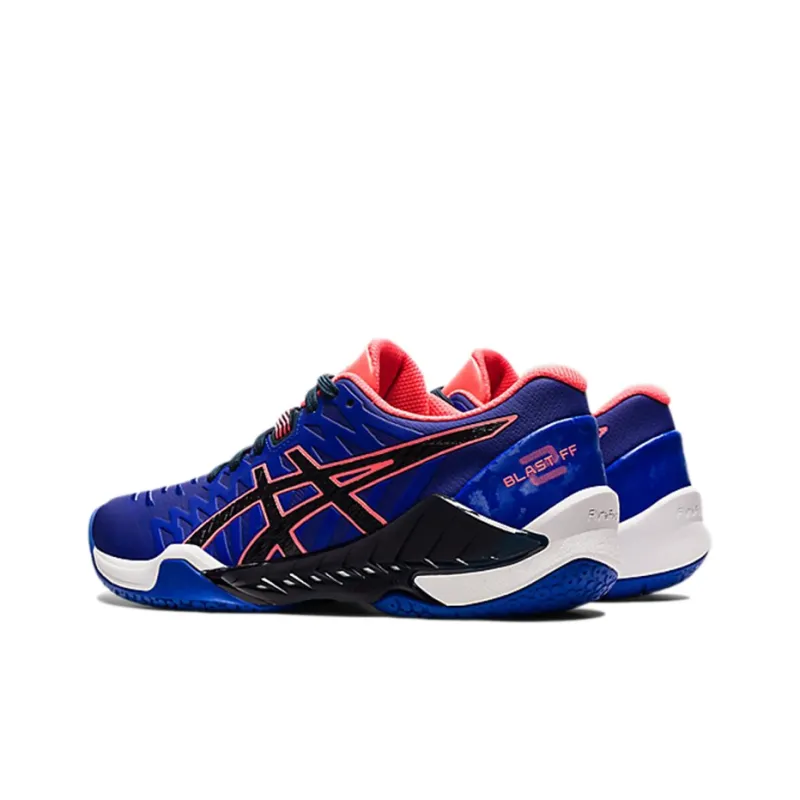 Asics Blast FF 2 Non-slip Wear-resistant Shock Absorption Low-Top Training Shoes Women's Blue Black-3