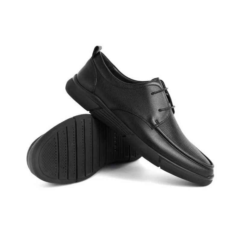 BELLE Dress Shoes Men Low-Top Black-5