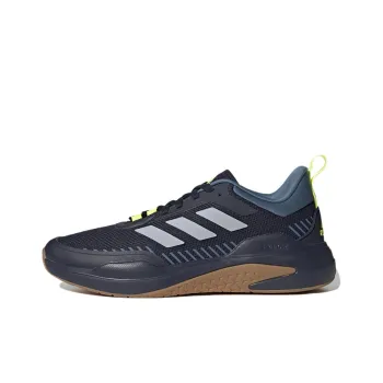 Adidas Trainer V Anti-Slip Wear-Resistant Low-Top Training Shoes Men's Black Blue