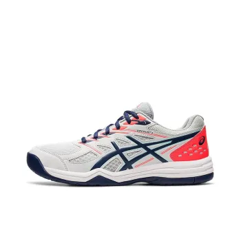 Asics Gel-Upcourt 4 4 Durable Breathable Low-Top Training Shoes Men's White Navy Blue