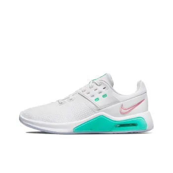 Nike Air Max Bella Tr Trainer 4 Low Top Training Shoes White/Green Women's