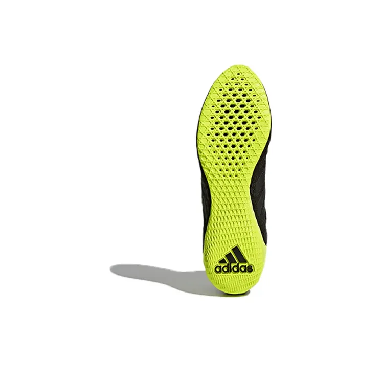 Adidas Speede Wear Resistant High Top Training Shoes Unisex Black Yellow-5