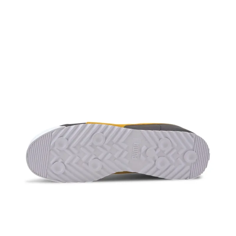 PUMA Roma Classic Running Shoes Black/Yellow-4