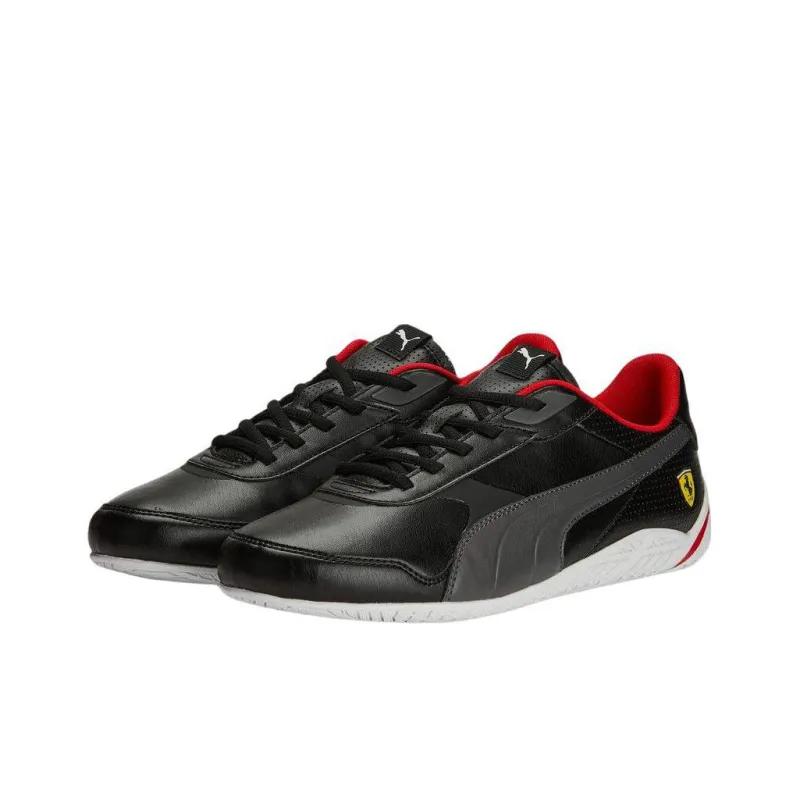 PUMA Scuderia Ferrari Rdg Cat 2.0 Anti-Slip Wear-Resistant Low-Top Training Shoes Unisex Black Gray White-1