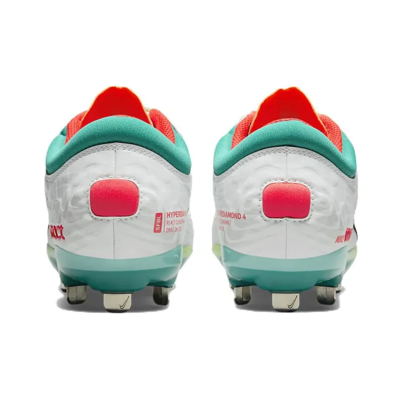 Nike Hyperdiamond 4 Elite 'White Turbo Green' Women's-4