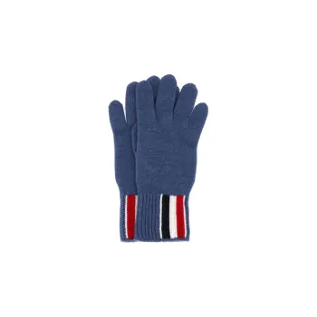 THOM BROWNE Rwb Intarsia Knitted Striped Gloves